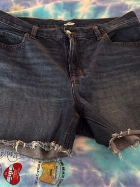 Old Navy Dark Blue Denim Jean Shorts